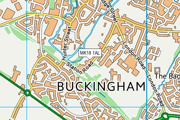 MK18 1AL map - OS VectorMap District (Ordnance Survey) MK18 1AL map - OS VectorMap District (Ordnance Survey)