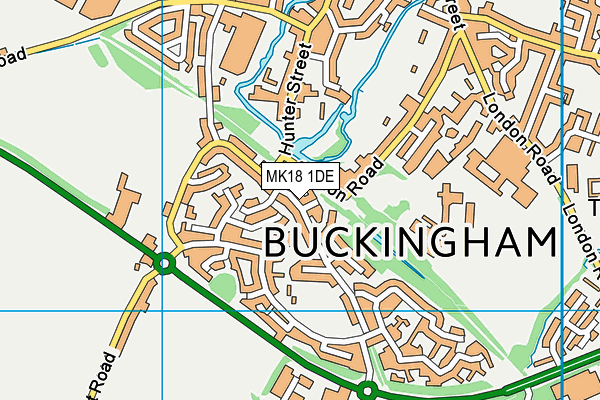 MK18 1DE map - OS VectorMap District (Ordnance Survey) MK18 1DE map - OS VectorMap District (Ordnance Survey)