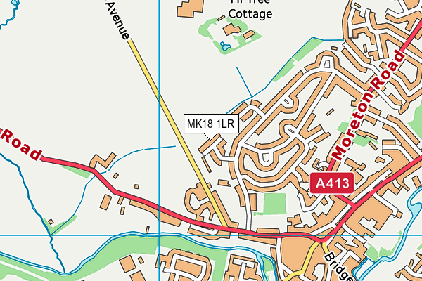 MK18 1LR map - OS VectorMap District (Ordnance Survey) MK18 1LR map - OS VectorMap District (Ordnance Survey)