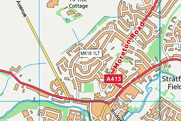 MK18 1LT map - OS VectorMap District (Ordnance Survey) MK18 1LT map - OS VectorMap District (Ordnance Survey)