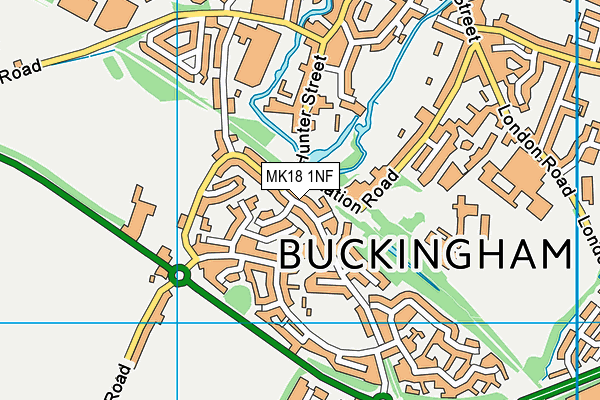 MK18 1NF map - OS VectorMap District (Ordnance Survey) MK18 1NF map - OS VectorMap District (Ordnance Survey)