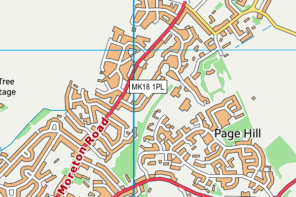 MK18 1PL map - OS VectorMap District (Ordnance Survey) MK18 1PL map - OS VectorMap District (Ordnance Survey)