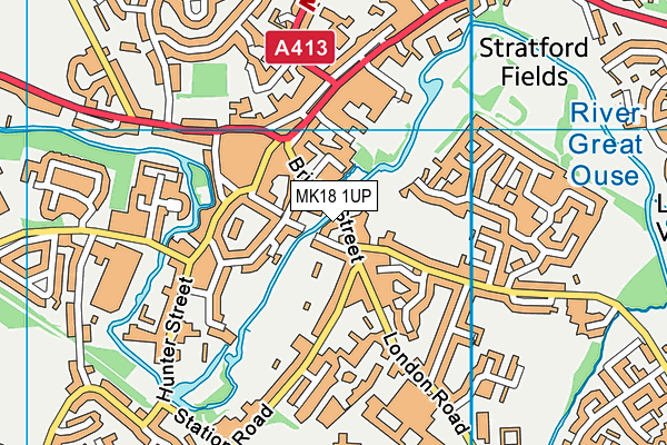 MK18 1UP map - OS VectorMap District (Ordnance Survey) MK18 1UP map - OS VectorMap District (Ordnance Survey)