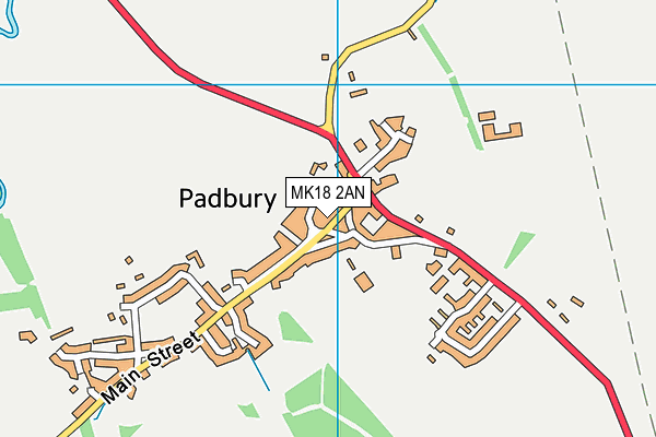 MK18 2AN map - OS VectorMap District (Ordnance Survey) MK18 2AN map - OS VectorMap District (Ordnance Survey)