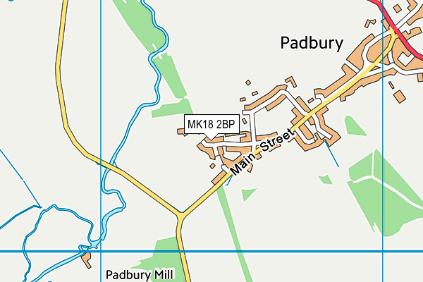 MK18 2BP map - OS VectorMap District (Ordnance Survey) MK18 2BP map - OS VectorMap District (Ordnance Survey)
