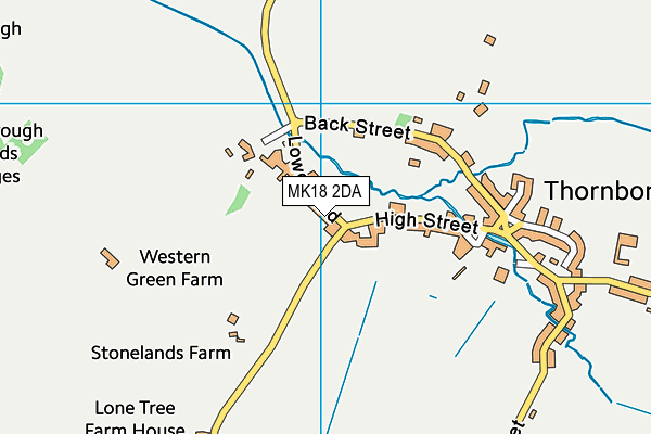MK18 2DA map - OS VectorMap District (Ordnance Survey) MK18 2DA map - OS VectorMap District (Ordnance Survey)