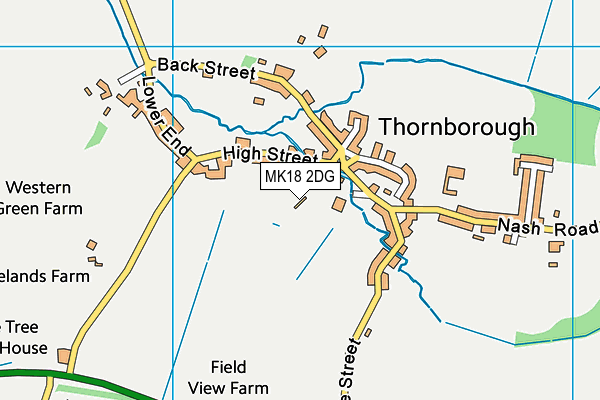 MK18 2DG map - OS VectorMap District (Ordnance Survey) MK18 2DG map - OS VectorMap District (Ordnance Survey)
