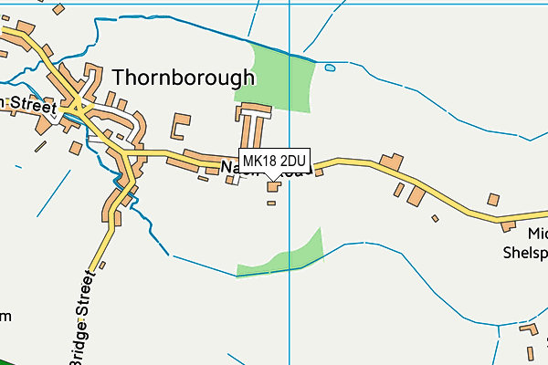 MK18 2DU map - OS VectorMap District (Ordnance Survey) MK18 2DU map - OS VectorMap District (Ordnance Survey)
