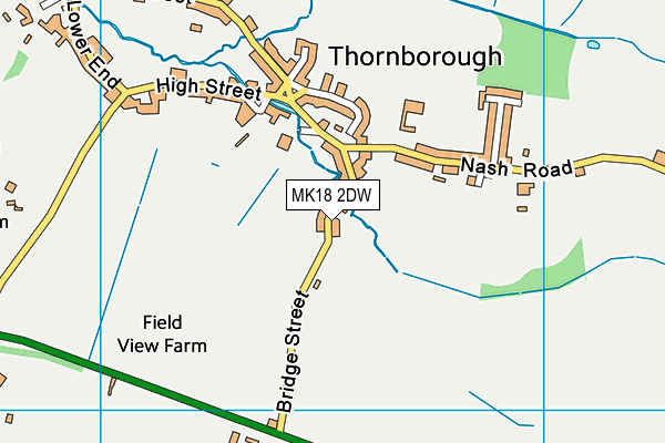 MK18 2DW map - OS VectorMap District (Ordnance Survey) MK18 2DW map - OS VectorMap District (Ordnance Survey)
