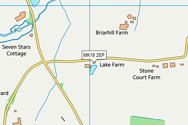MK18 2EP map - OS VectorMap District (Ordnance Survey) MK18 2EP map - OS VectorMap District (Ordnance Survey)