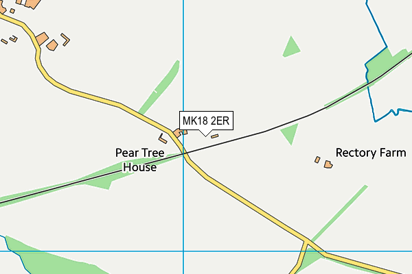 MK18 2ER map - OS VectorMap District (Ordnance Survey)