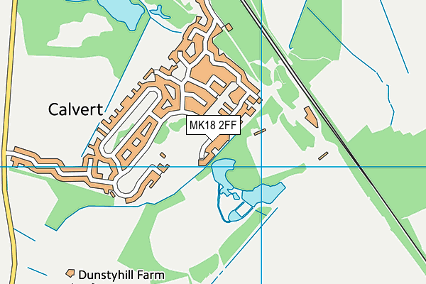 MK18 2FF map - OS VectorMap District (Ordnance Survey) MK18 2FF map - OS VectorMap District (Ordnance Survey)