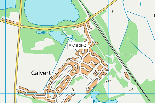 MK18 2FQ map - OS VectorMap District (Ordnance Survey) MK18 2FQ map - OS VectorMap District (Ordnance Survey)