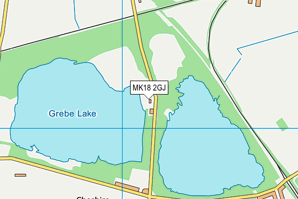 MK18 2GJ map - OS VectorMap District (Ordnance Survey) MK18 2GJ map - OS VectorMap District (Ordnance Survey)