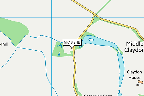 MK18 2HB map - OS VectorMap District (Ordnance Survey) MK18 2HB map - OS VectorMap District (Ordnance Survey)
