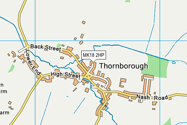MK18 2HP map - OS VectorMap District (Ordnance Survey) MK18 2HP map - OS VectorMap District (Ordnance Survey)
