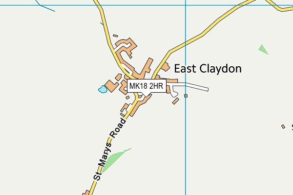 MK18 2HR map - OS VectorMap District (Ordnance Survey) MK18 2HR map - OS VectorMap District (Ordnance Survey)