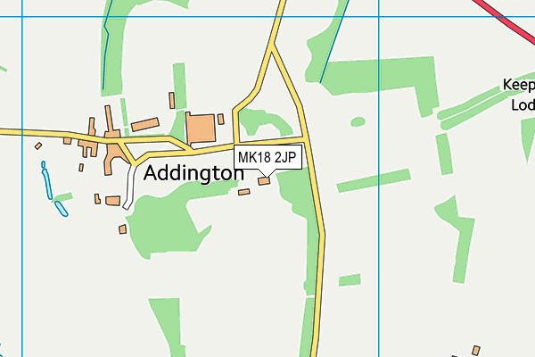 MK18 2JP map - OS VectorMap District (Ordnance Survey) MK18 2JP map - OS VectorMap District (Ordnance Survey)
