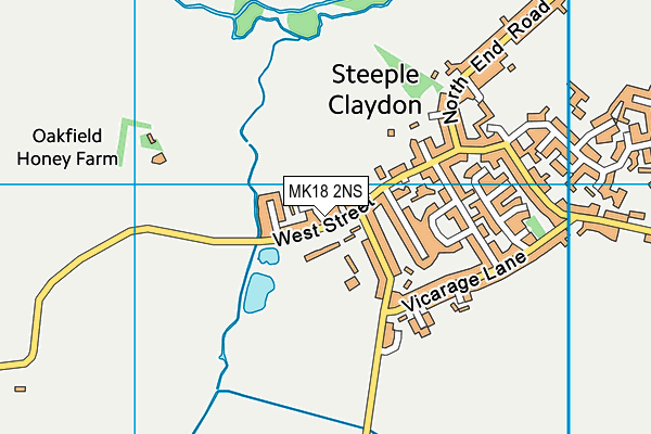 MK18 2NS map - OS VectorMap District (Ordnance Survey) MK18 2NS map - OS VectorMap District (Ordnance Survey)