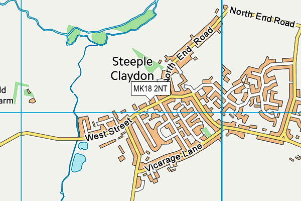 MK18 2NT map - OS VectorMap District (Ordnance Survey) MK18 2NT map - OS VectorMap District (Ordnance Survey)
