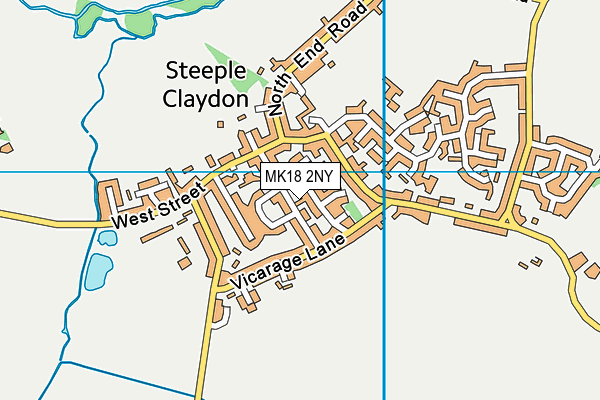 MK18 2NY map - OS VectorMap District (Ordnance Survey) MK18 2NY map - OS VectorMap District (Ordnance Survey)