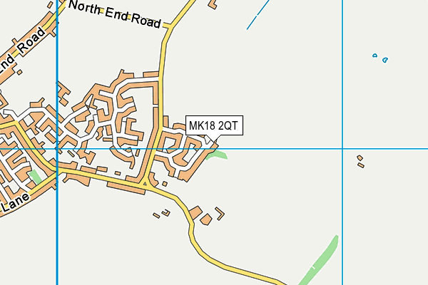 MK18 2QT map - OS VectorMap District (Ordnance Survey) MK18 2QT map - OS VectorMap District (Ordnance Survey)
