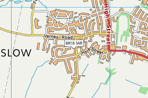 MK18 3AR map - OS VectorMap District (Ordnance Survey) MK18 3AR map - OS VectorMap District (Ordnance Survey)