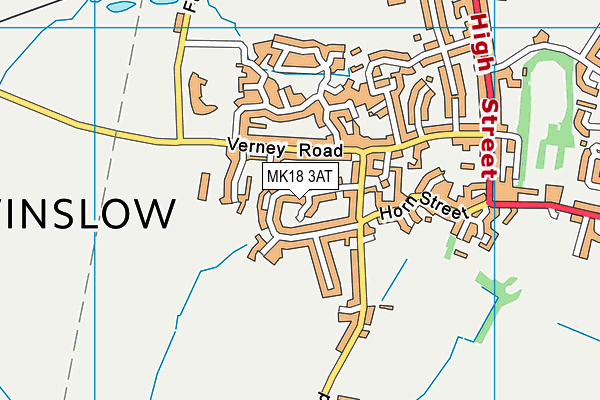 MK18 3AT map - OS VectorMap District (Ordnance Survey) MK18 3AT map - OS VectorMap District (Ordnance Survey)