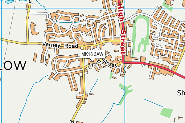 MK18 3AW map - OS VectorMap District (Ordnance Survey) MK18 3AW map - OS VectorMap District (Ordnance Survey)