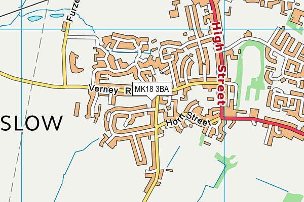MK18 3BA map - OS VectorMap District (Ordnance Survey) MK18 3BA map - OS VectorMap District (Ordnance Survey)