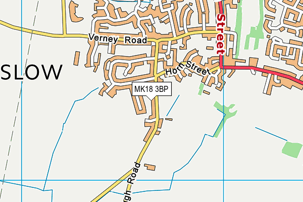 MK18 3BP map - OS VectorMap District (Ordnance Survey) MK18 3BP map - OS VectorMap District (Ordnance Survey)