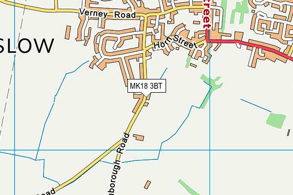 MK18 3BT map - OS VectorMap District (Ordnance Survey) MK18 3BT map - OS VectorMap District (Ordnance Survey)