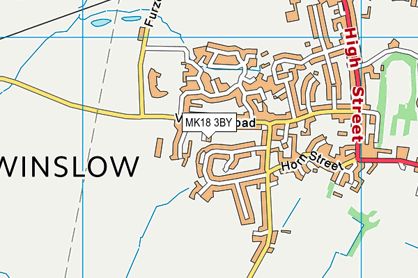 MK18 3BY map - OS VectorMap District (Ordnance Survey) MK18 3BY map - OS VectorMap District (Ordnance Survey)