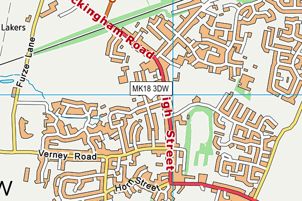 MK18 3DW map - OS VectorMap District (Ordnance Survey) MK18 3DW map - OS VectorMap District (Ordnance Survey)