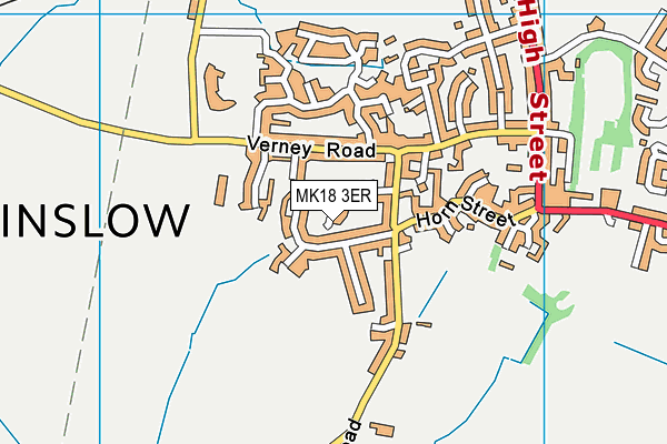 MK18 3ER map - OS VectorMap District (Ordnance Survey) MK18 3ER map - OS VectorMap District (Ordnance Survey)