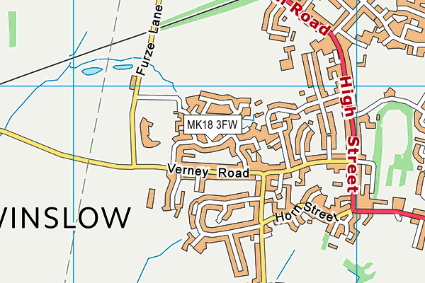 MK18 3FW map - OS VectorMap District (Ordnance Survey) MK18 3FW map - OS VectorMap District (Ordnance Survey)