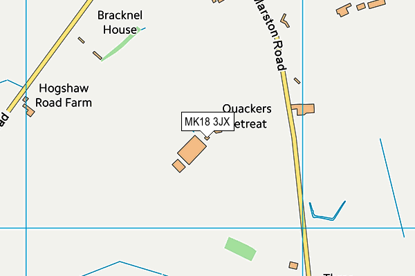 MK18 3JX map - OS VectorMap District (Ordnance Survey) MK18 3JX map - OS VectorMap District (Ordnance Survey)