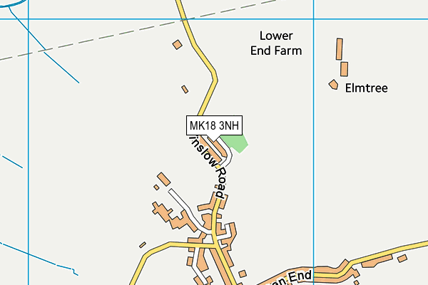 MK18 3NH map - OS VectorMap District (Ordnance Survey) MK18 3NH map - OS VectorMap District (Ordnance Survey)