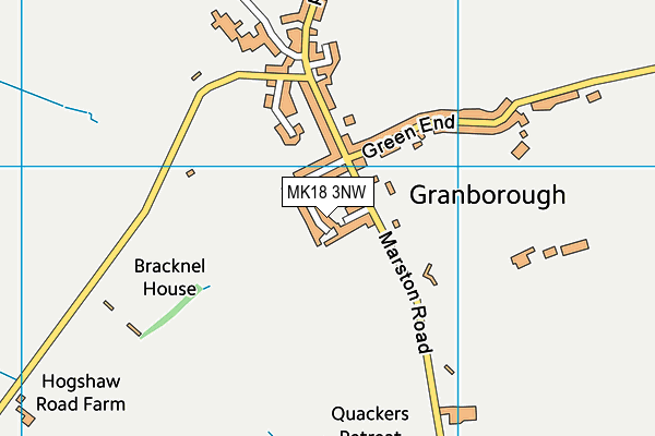 MK18 3NW map - OS VectorMap District (Ordnance Survey) MK18 3NW map - OS VectorMap District (Ordnance Survey)