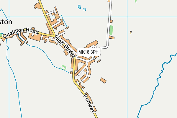 MK18 3PH map - OS VectorMap District (Ordnance Survey) MK18 3PH map - OS VectorMap District (Ordnance Survey)