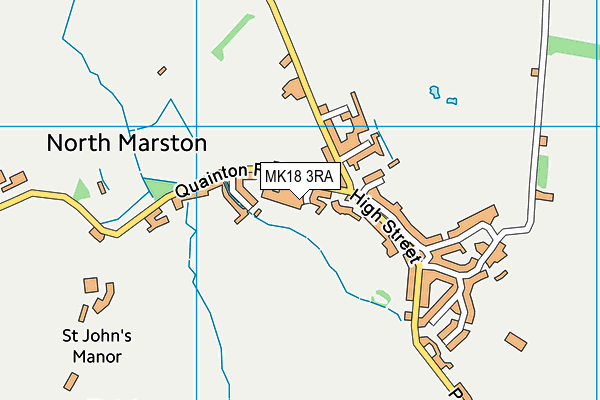 MK18 3RA map - OS VectorMap District (Ordnance Survey) MK18 3RA map - OS VectorMap District (Ordnance Survey)