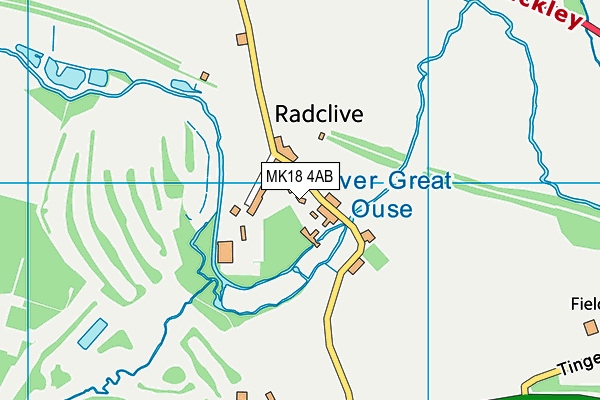MK18 4AB map - OS VectorMap District (Ordnance Survey) MK18 4AB map - OS VectorMap District (Ordnance Survey)