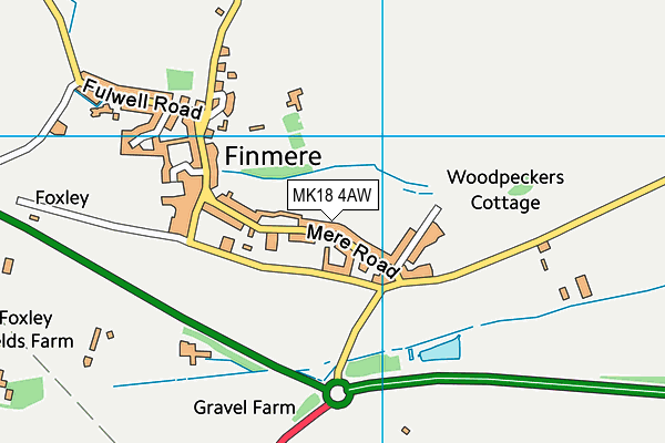 MK18 4AW map - OS VectorMap District (Ordnance Survey) MK18 4AW map - OS VectorMap District (Ordnance Survey)