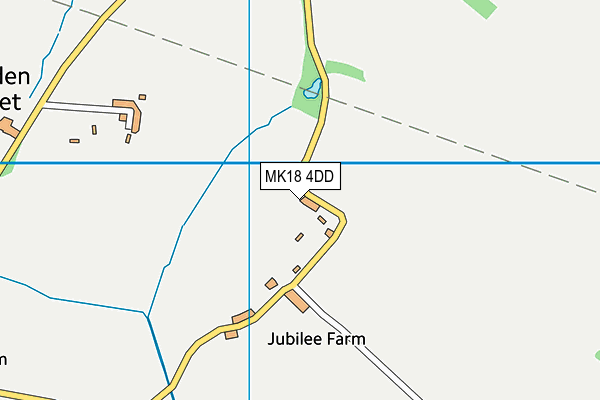 MK18 4DD map - OS VectorMap District (Ordnance Survey)
