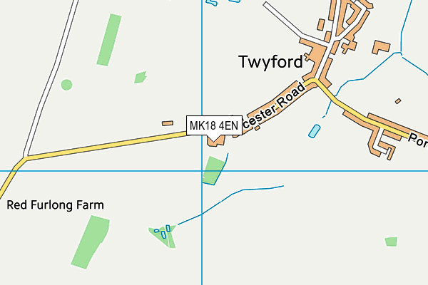 MK18 4EN map - OS VectorMap District (Ordnance Survey) MK18 4EN map - OS VectorMap District (Ordnance Survey)