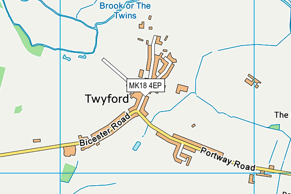 MK18 4EP map - OS VectorMap District (Ordnance Survey) MK18 4EP map - OS VectorMap District (Ordnance Survey)