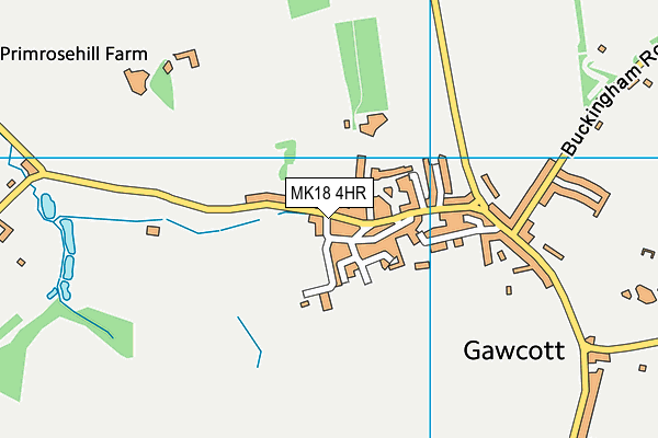 MK18 4HR map - OS VectorMap District (Ordnance Survey) MK18 4HR map - OS VectorMap District (Ordnance Survey)