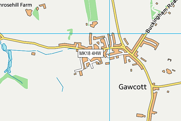 MK18 4HW map - OS VectorMap District (Ordnance Survey) MK18 4HW map - OS VectorMap District (Ordnance Survey)