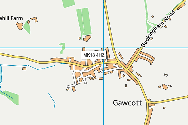 MK18 4HZ map - OS VectorMap District (Ordnance Survey) MK18 4HZ map - OS VectorMap District (Ordnance Survey)