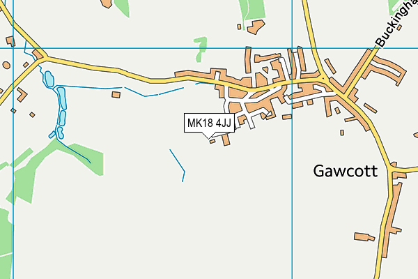 MK18 4JJ map - OS VectorMap District (Ordnance Survey) MK18 4JJ map - OS VectorMap District (Ordnance Survey)